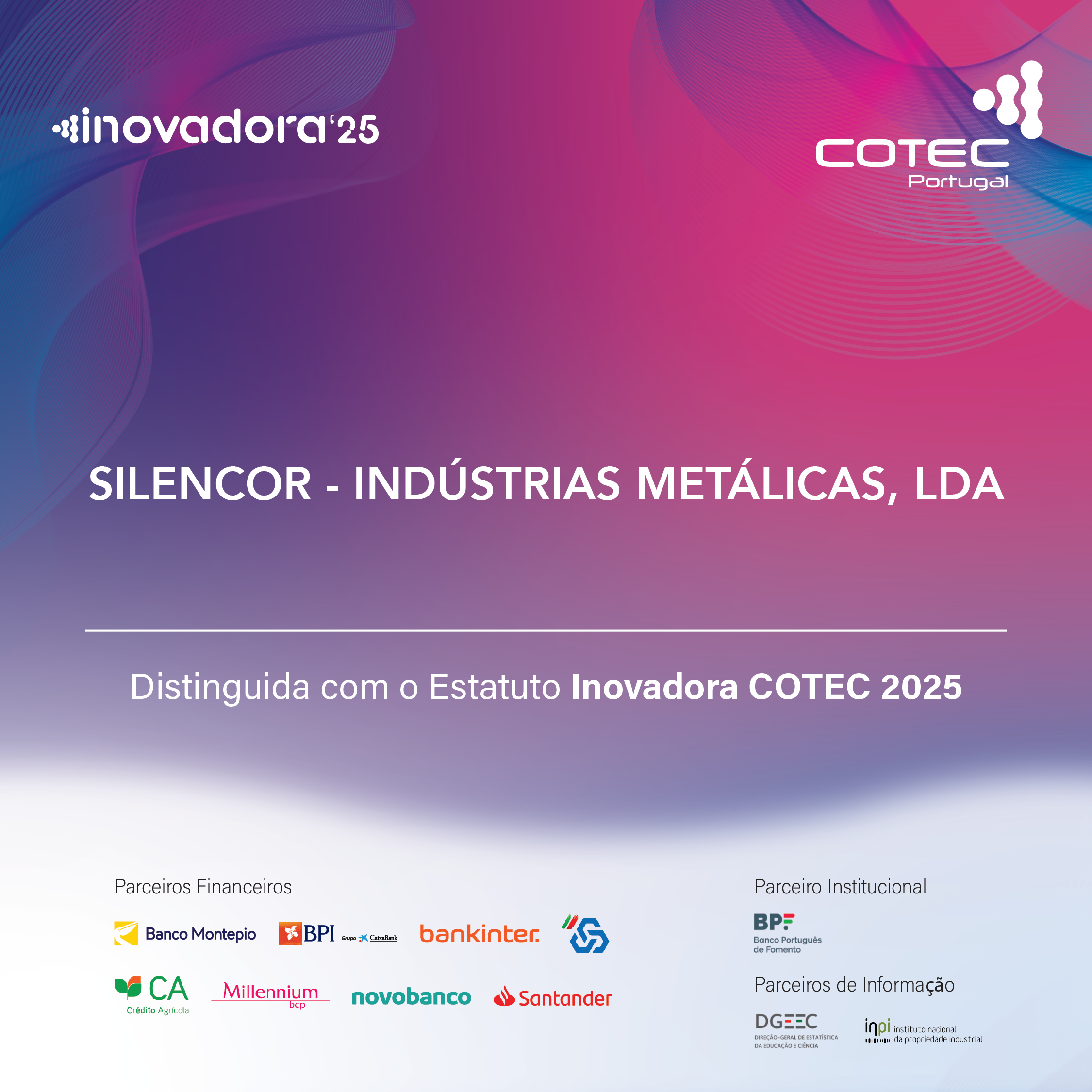 Silencor - Estatuto inovadora COTEC 2025